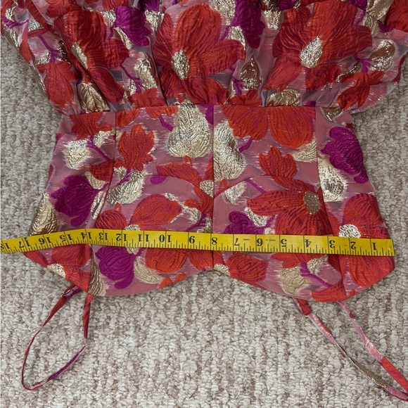 Violet Weekend Floral Jacquard Fit and Flare Dress Size 7/8. C8 - Picture 10 of 17